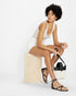 <P>Flat Studded Gladiator Sandal</P>